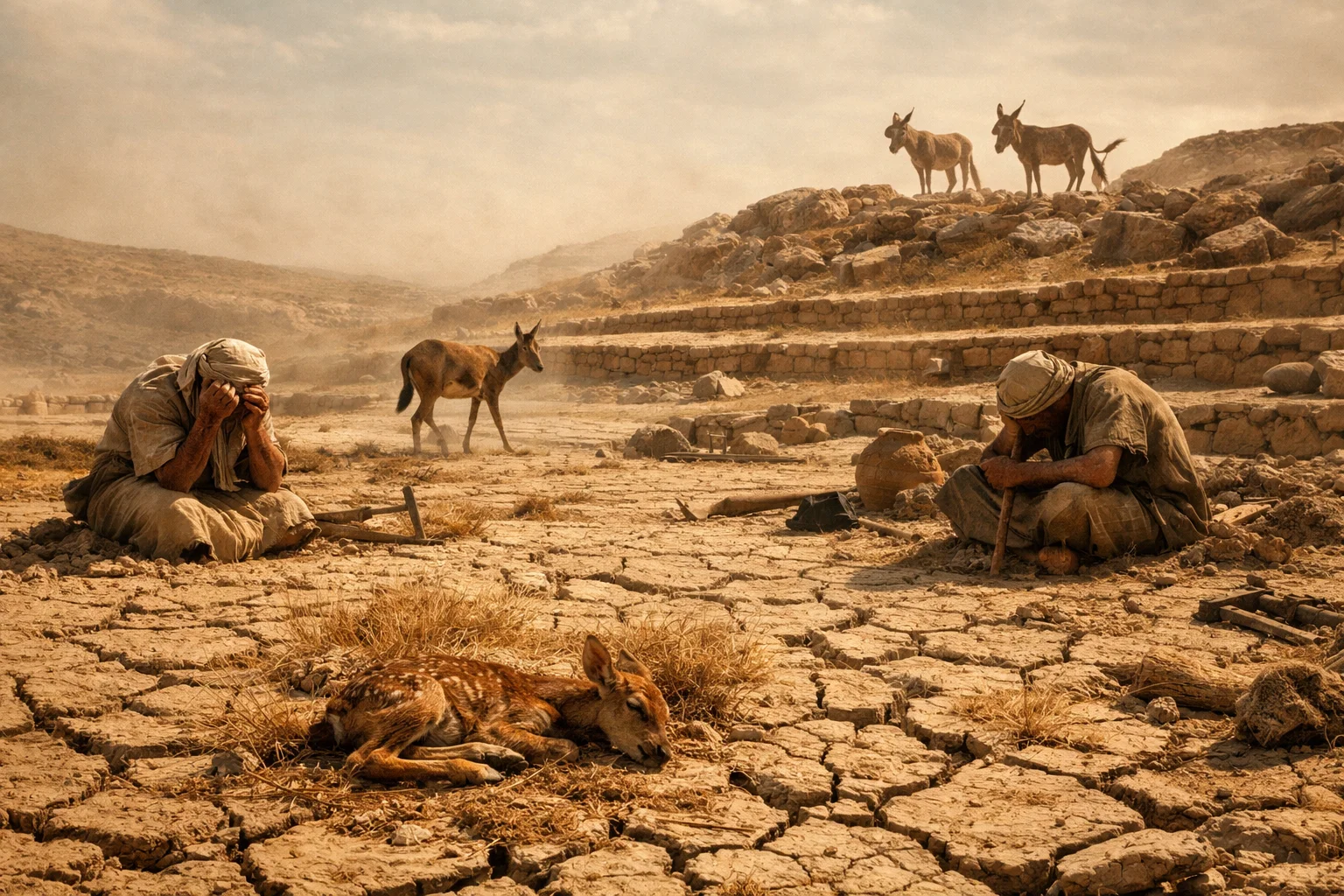 Cracked Earth and Forsaken Fawn