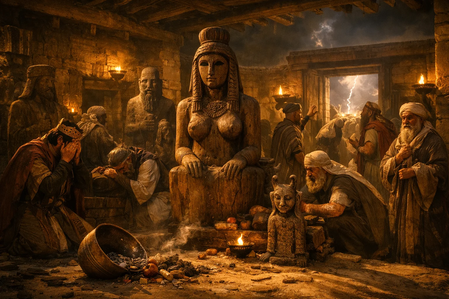 Wood and Stone Cannot Save