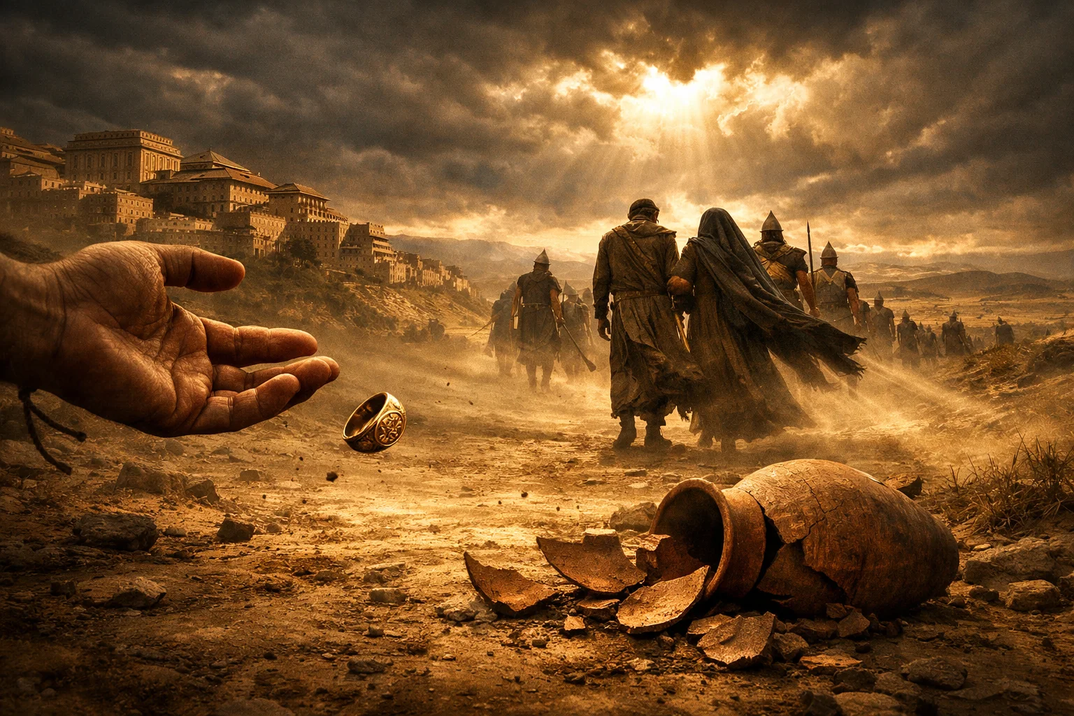 The Broken Pot and the Signet Ring