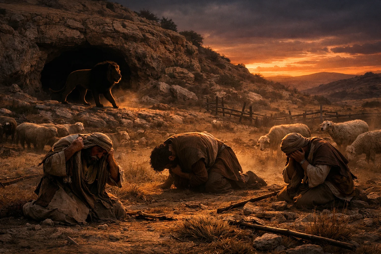 Shepherds Weep as the Lion Leaves His Lair