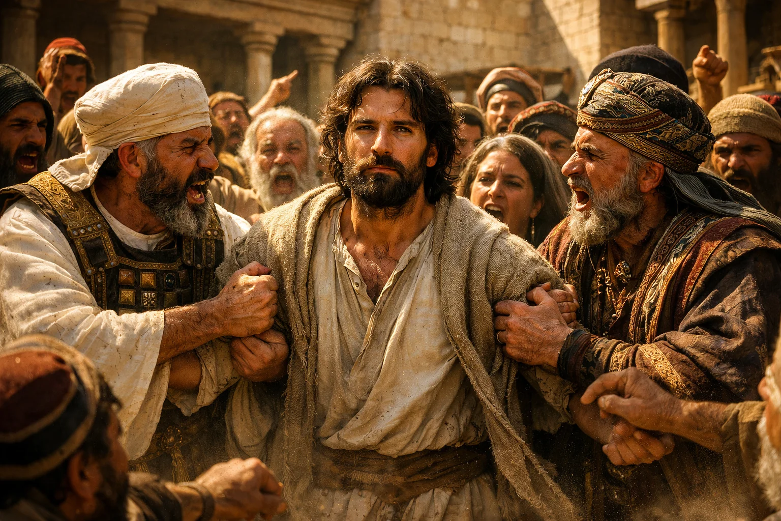 Jeremiah Seized by the Crowd