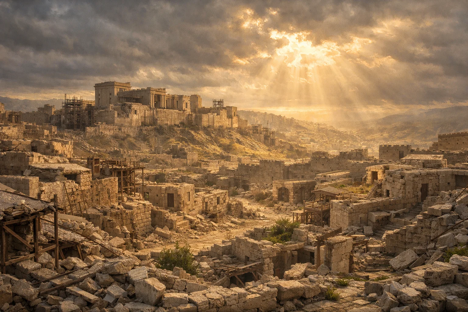 Ruined Jerusalem Promised Healing