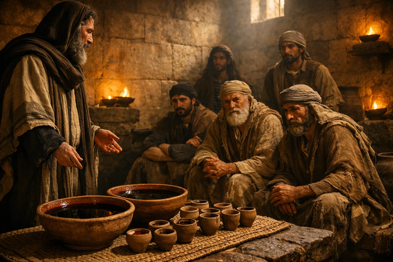 Bowls of Wine Before the Rekabites