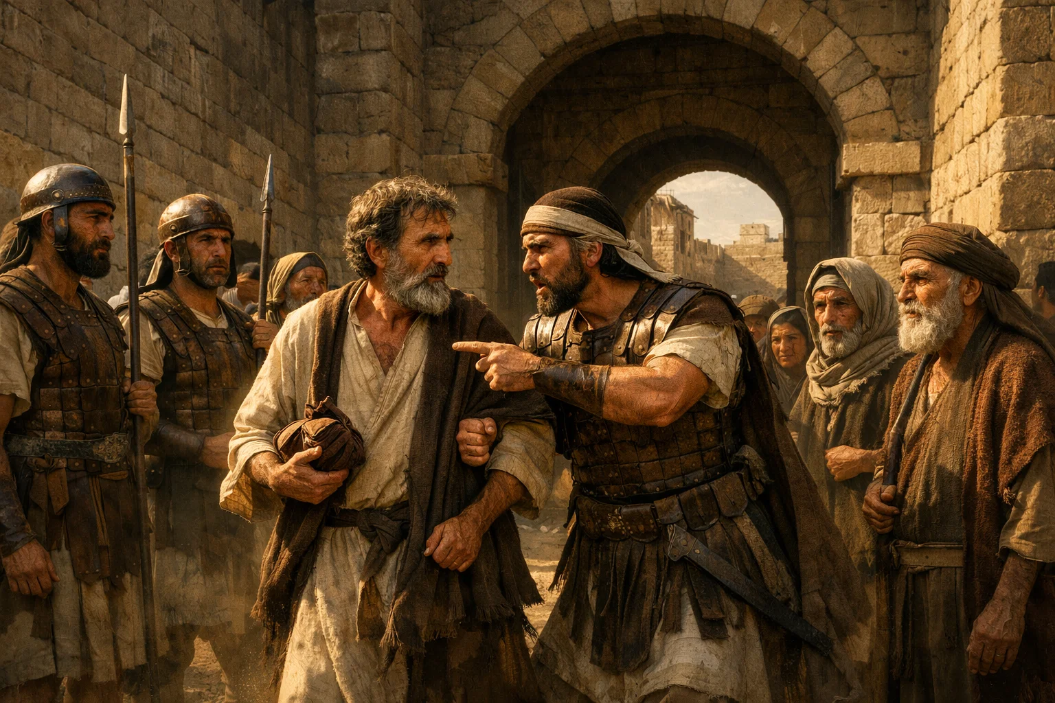 Jeremiah Arrested at the Benjamin Gate