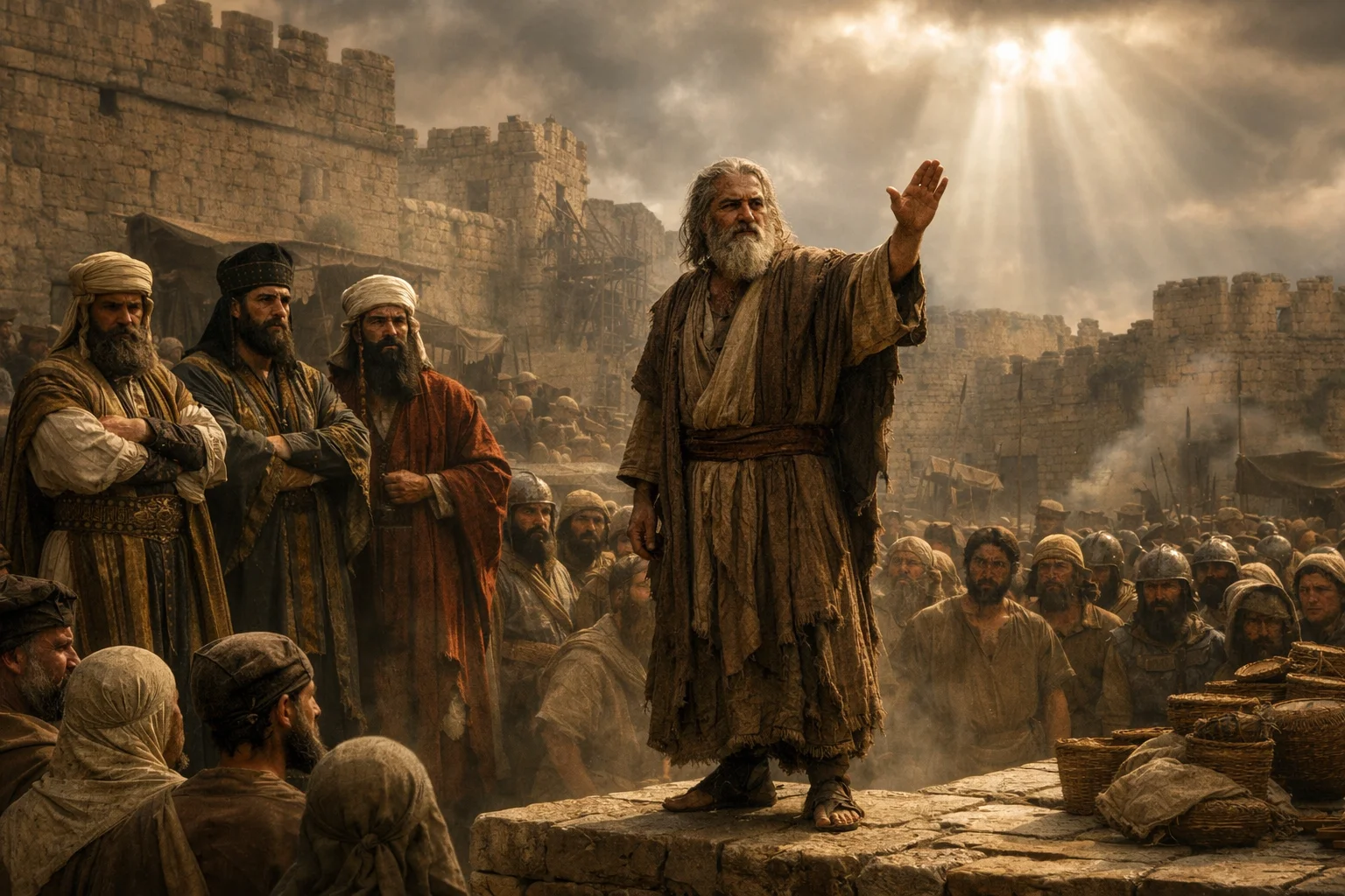 Jeremiah Proclaims Doom in the City