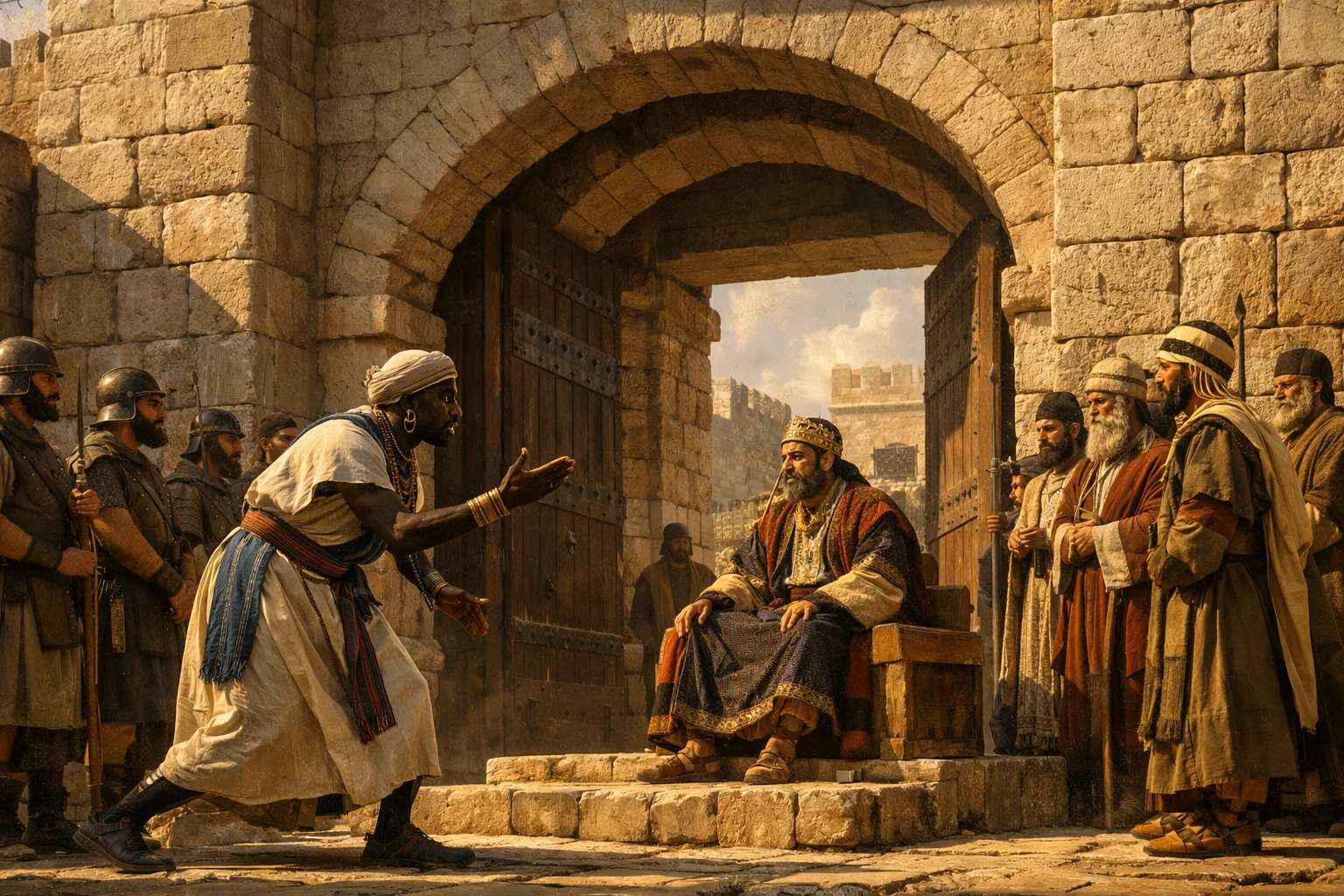 Ebed-Melek Appeals at the Benjamin Gate