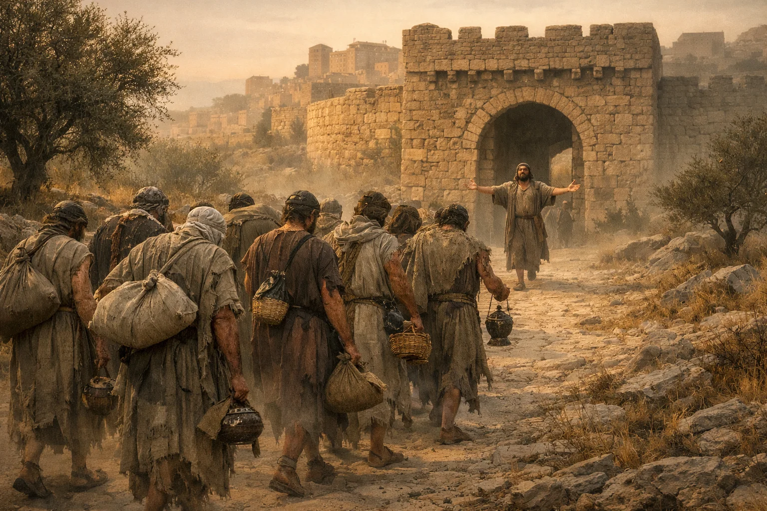 Mourners from the North