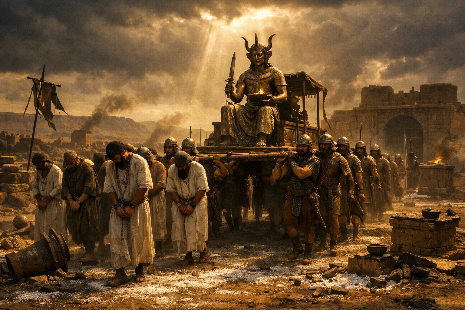 Chemosh Carried into Exile