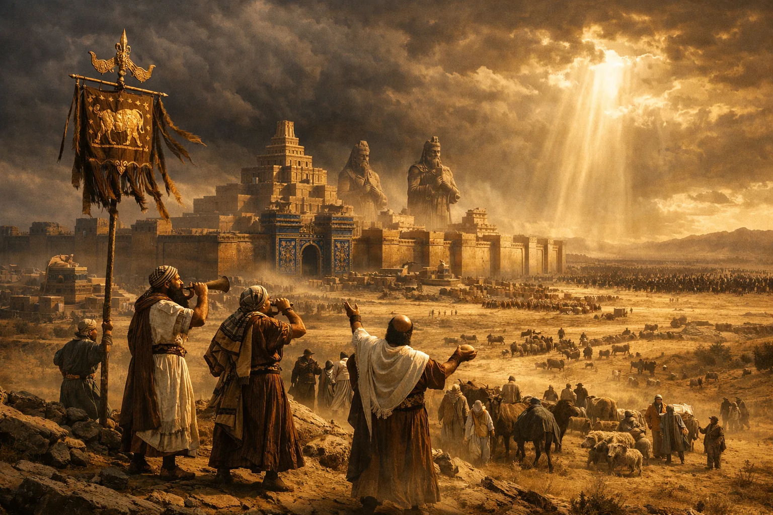 Banner Raised Against Babylon