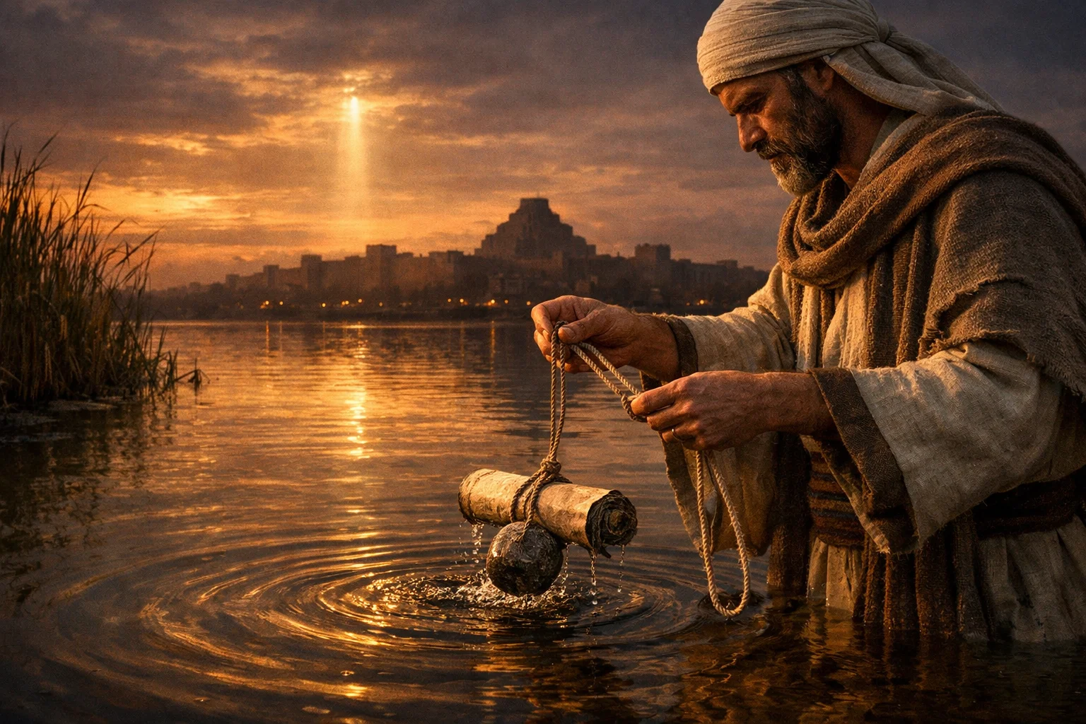 The Scroll Sinks in the Euphrates