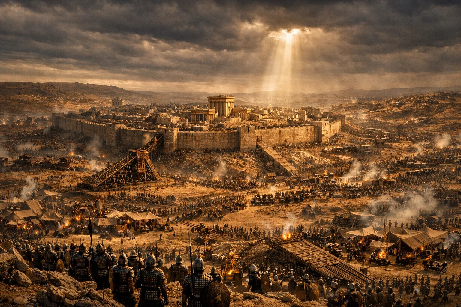 Babylon Encircles Jerusalem