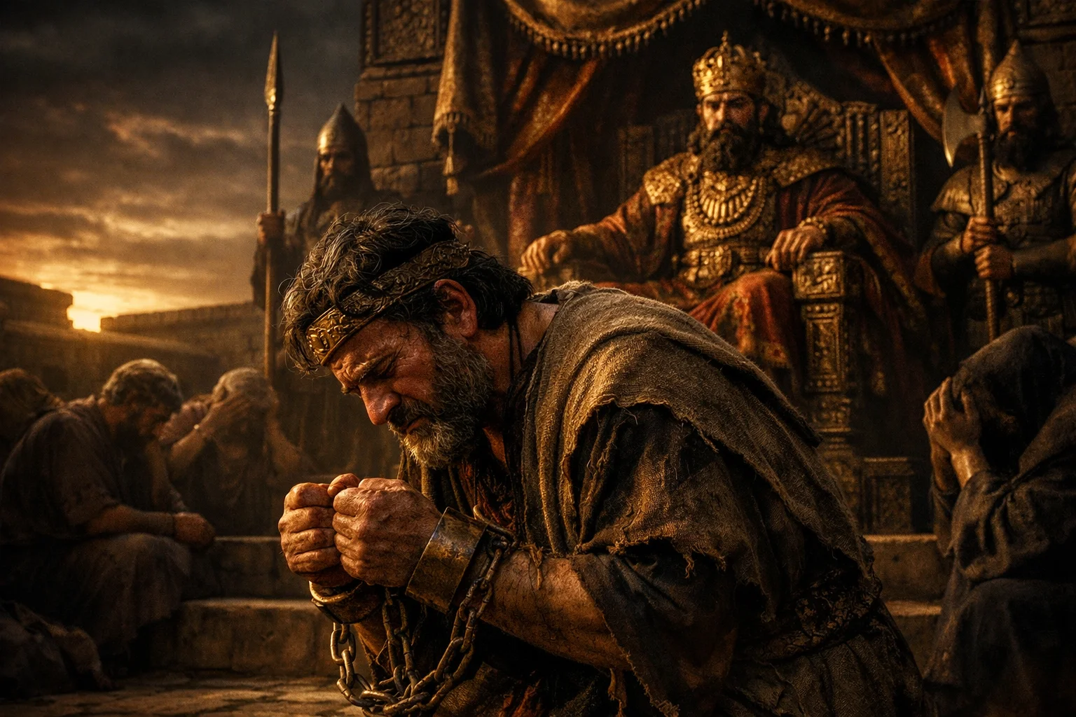 Zedekiah Before the King at Riblah