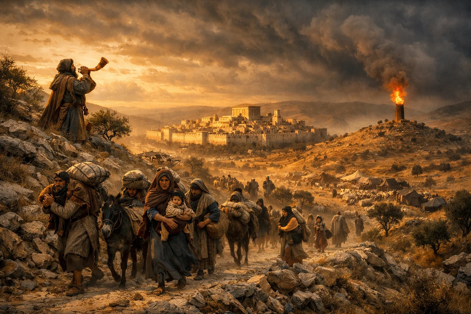 Trumpet of Flight from Jerusalem