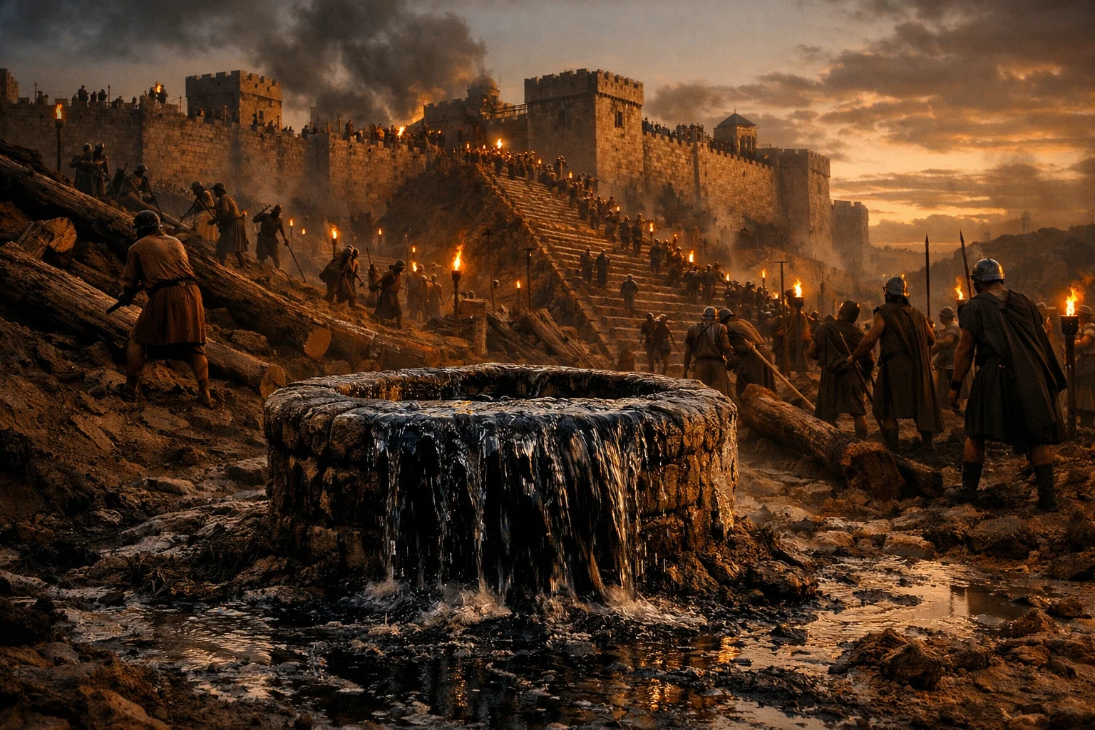 Siege Ramps Against the Oppressive City