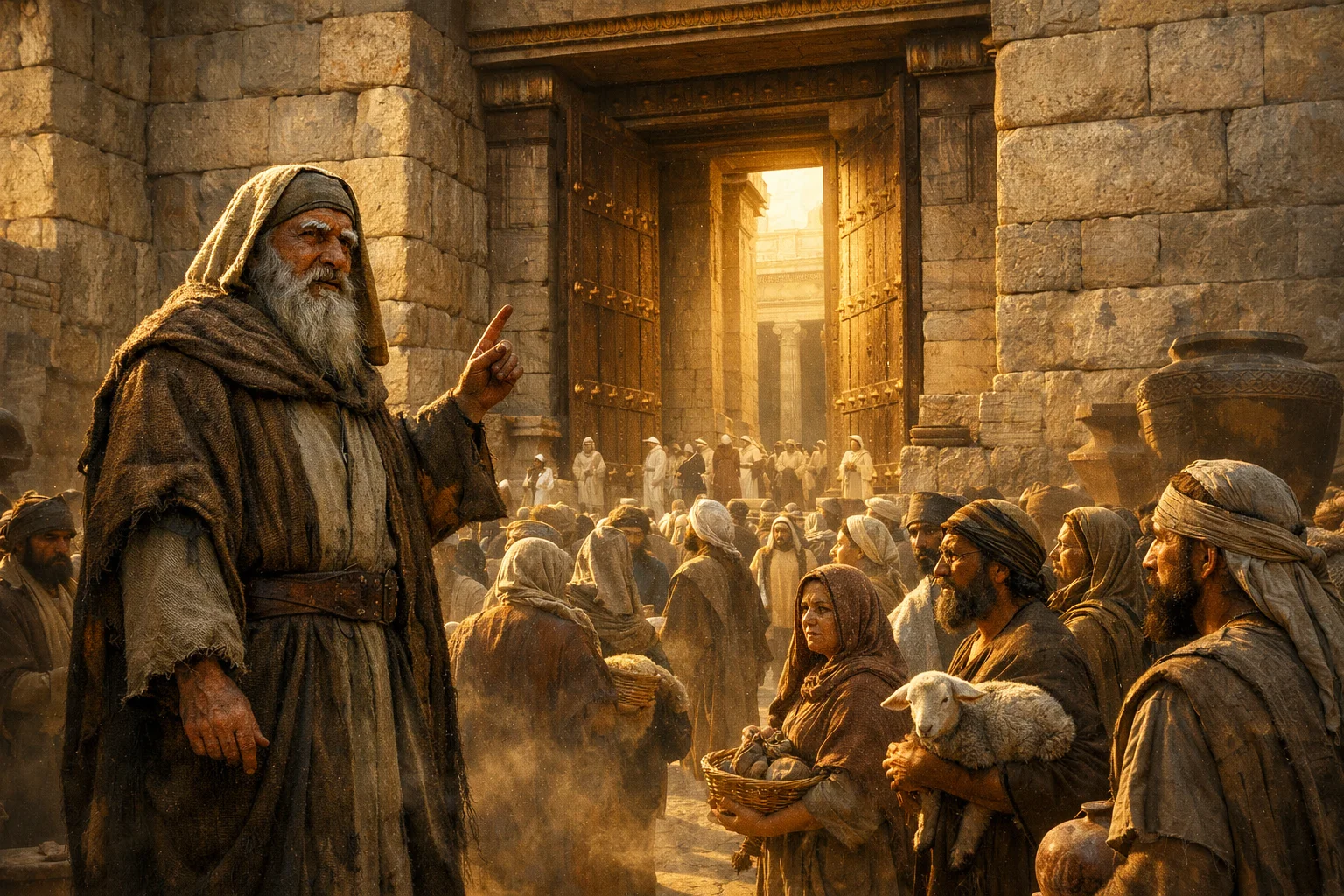 Jeremiah at the Temple Gate