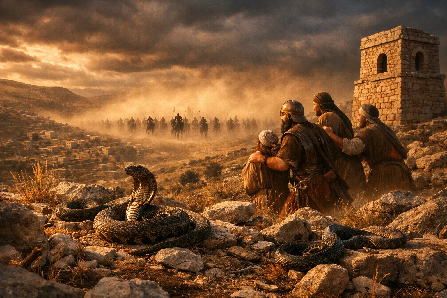 The Land Trembles at the Enemy