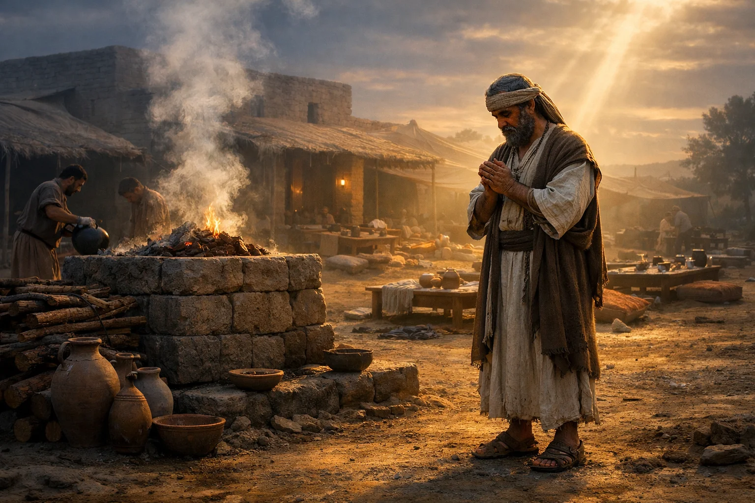 Job Intercedes After the Feast