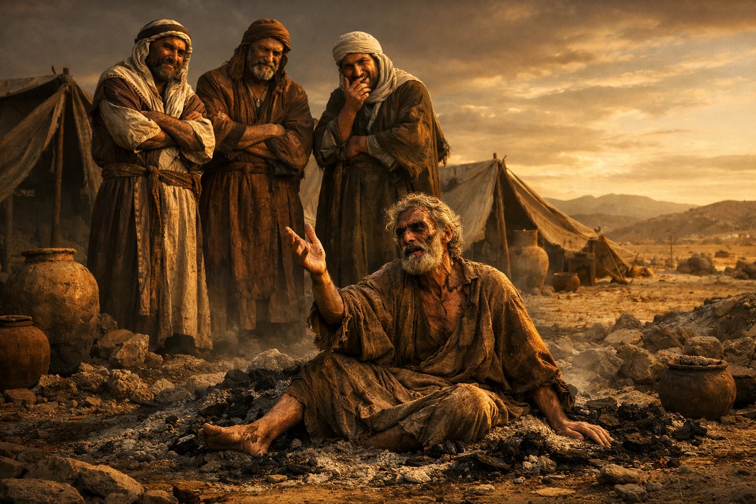 Job Mocked by His Friends