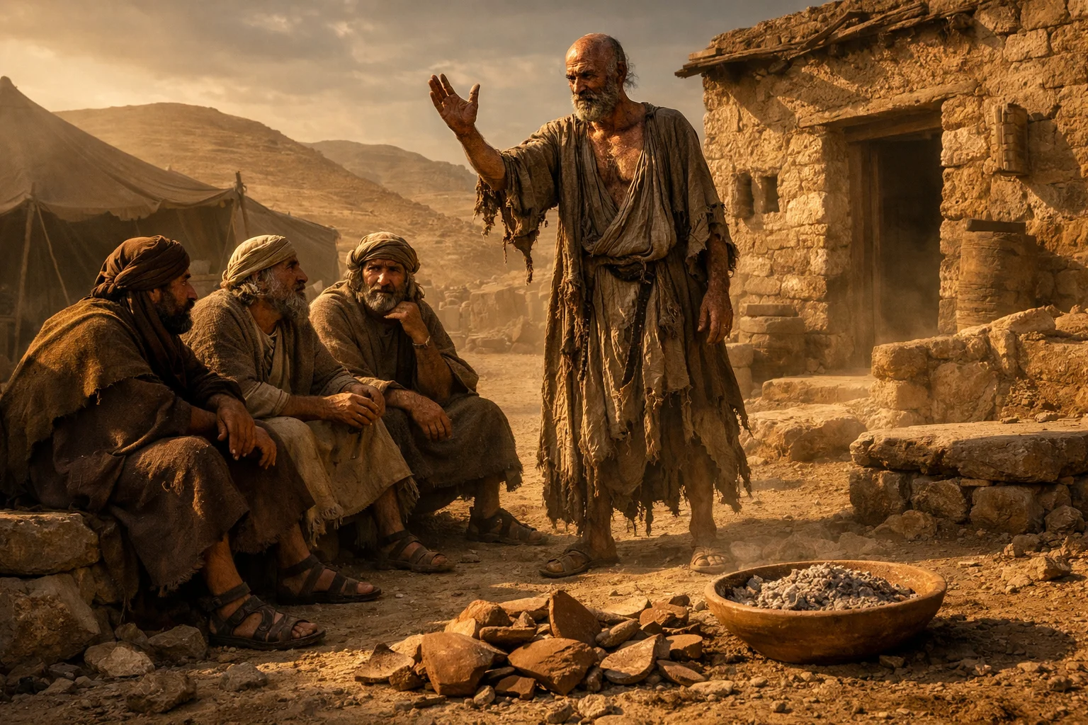 Job Silences the False Healers