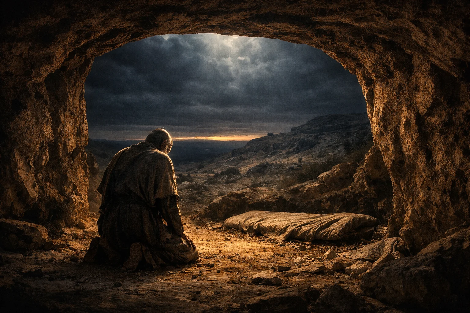 Bed in the Realm of Darkness