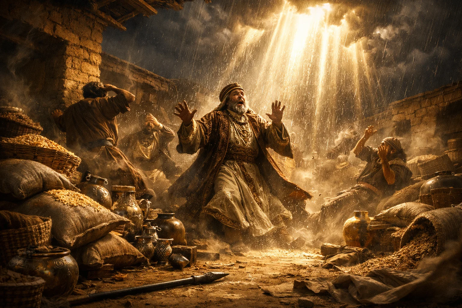 Wrath Falls in the Midst of Plenty