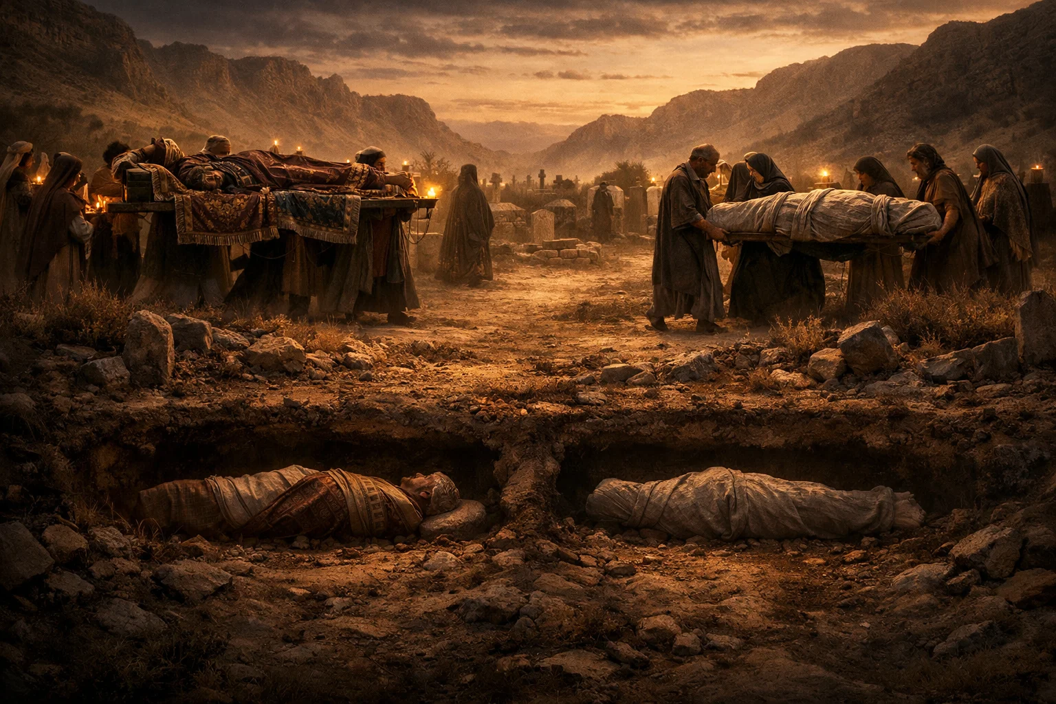 Two Deaths, One Dust