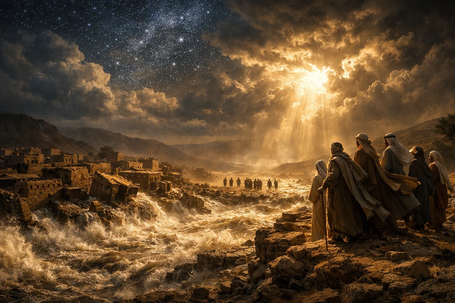 The Lofty Heavens and the Flood of Judgment