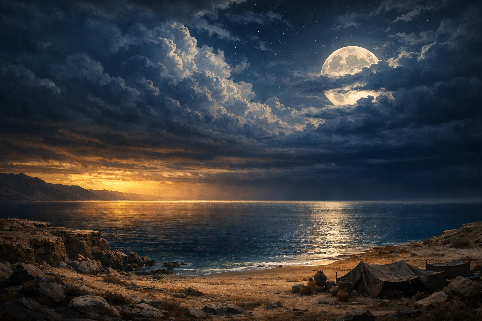 Earth Suspended Over Nothing