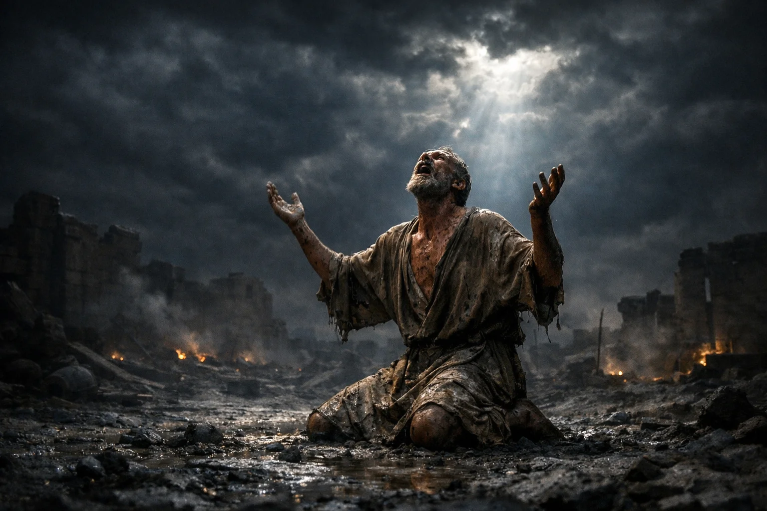 Thrown into Dust and Silence