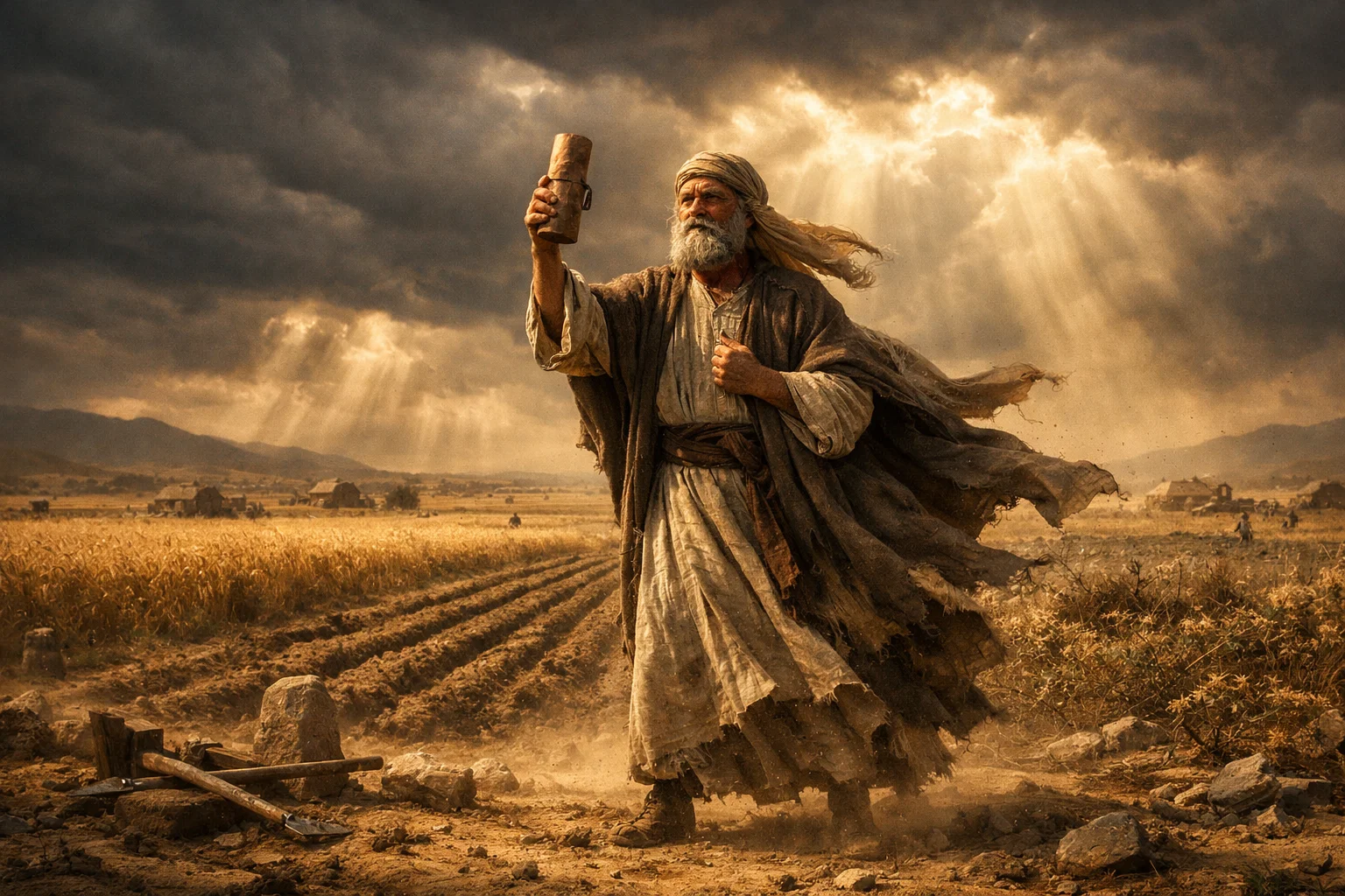 Job Signs His Defense Before Heaven