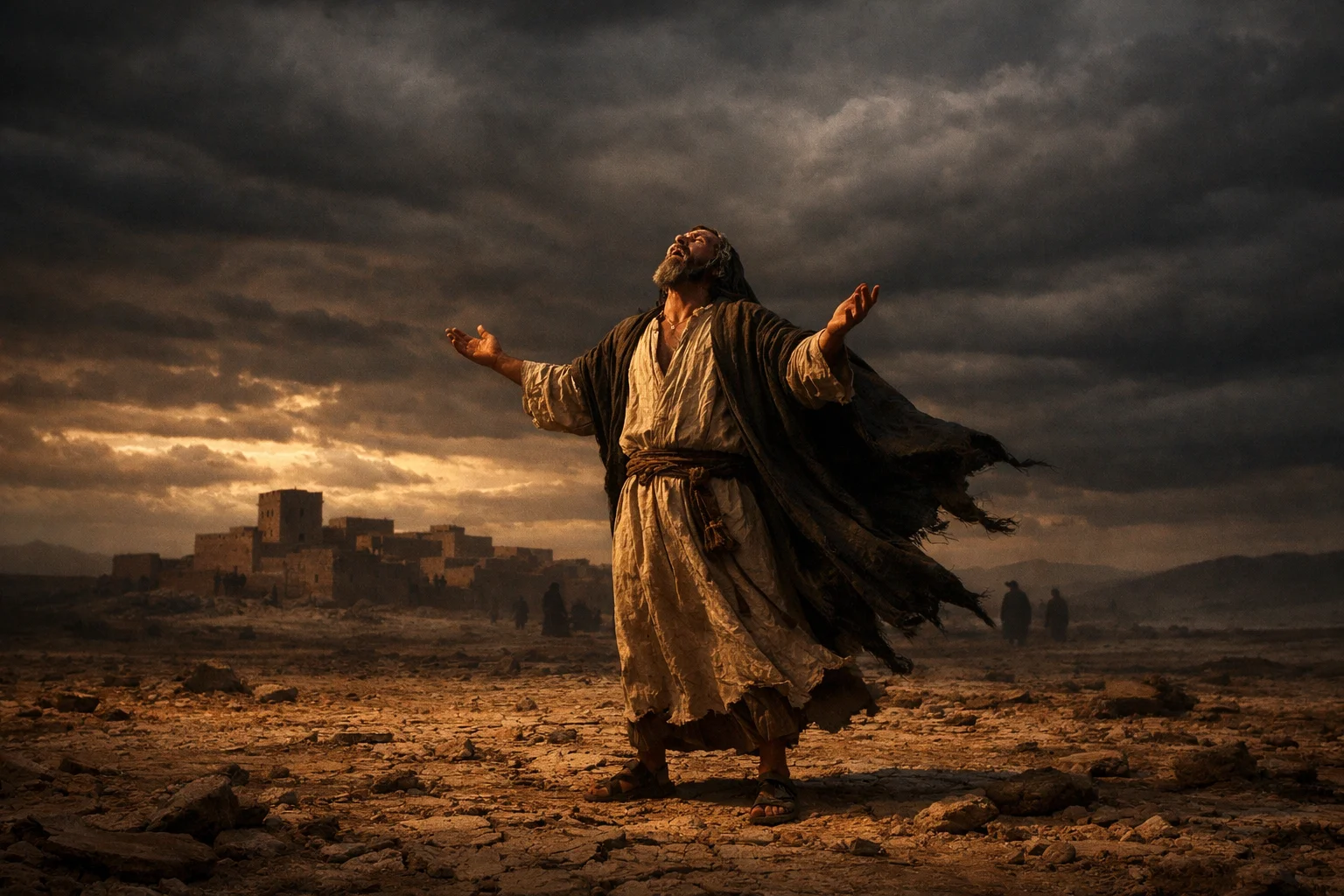 Empty Pleas Beneath Silent Clouds