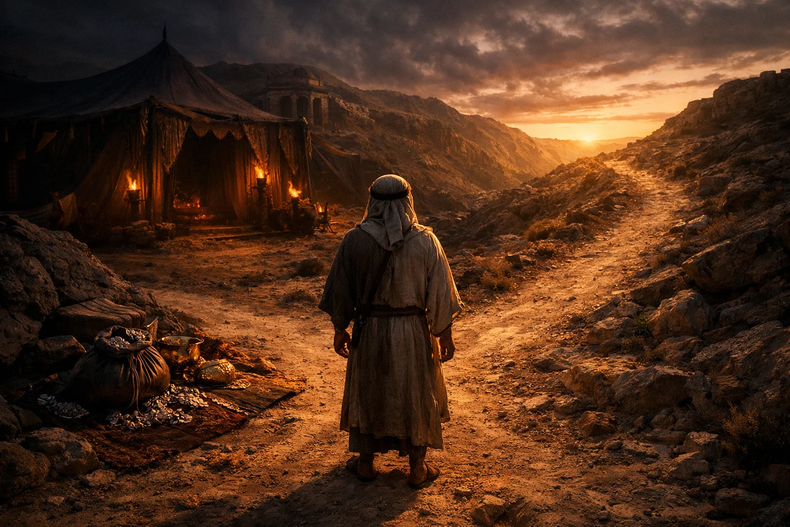 Warning Against Riches and the Choice of Evil