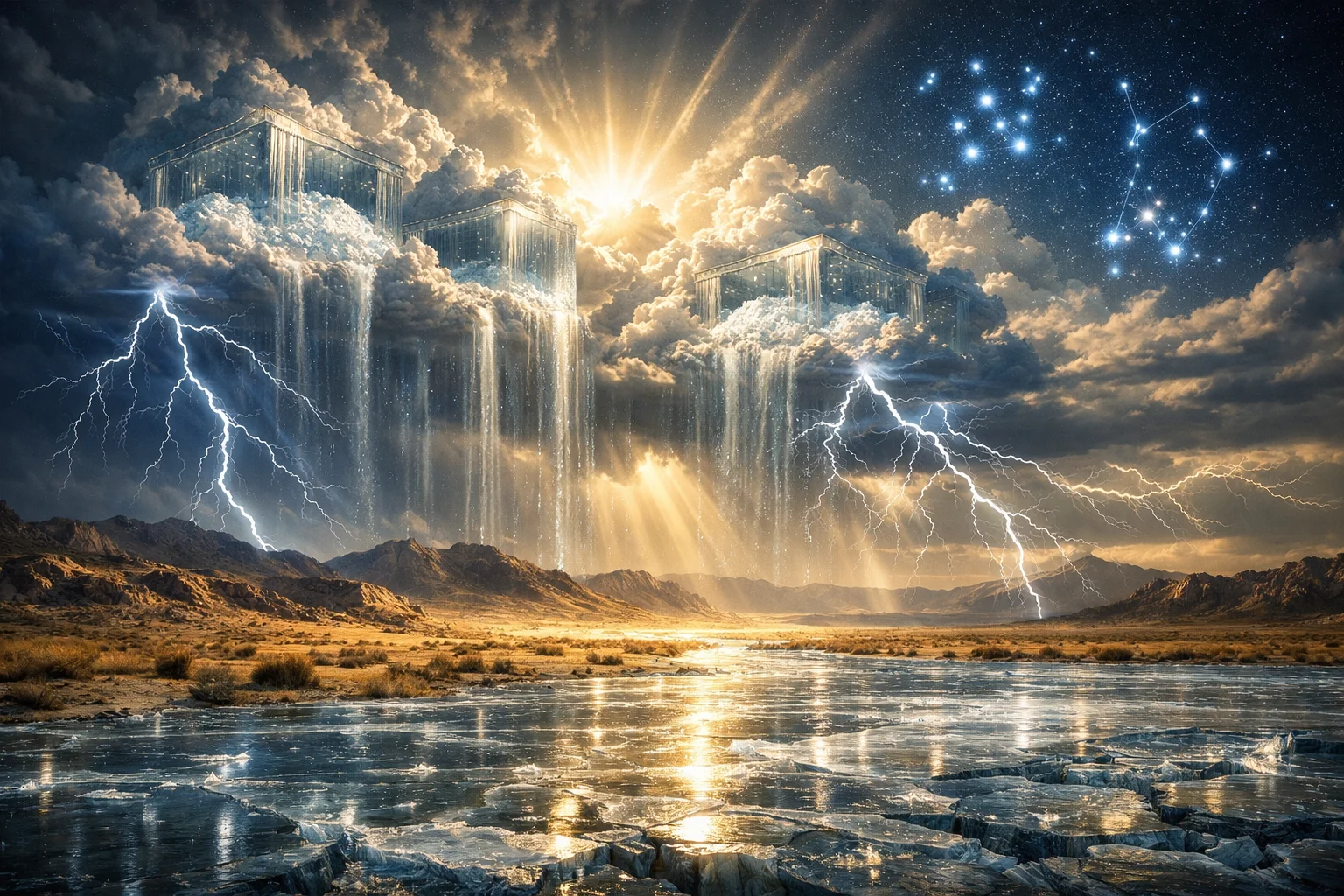 Storehouses of Snow and the Paths of the Heavens