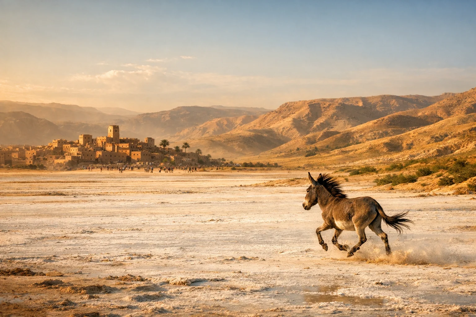 The Wild Donkey of the Salt Flats