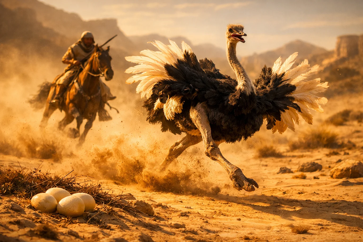 The Ostrich That Runs Like the Wind