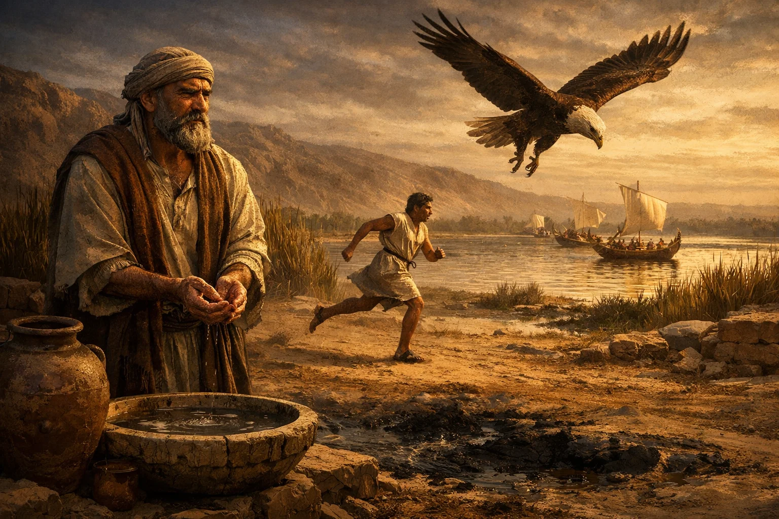 Days Swift as Runner, Boat, and Eagle