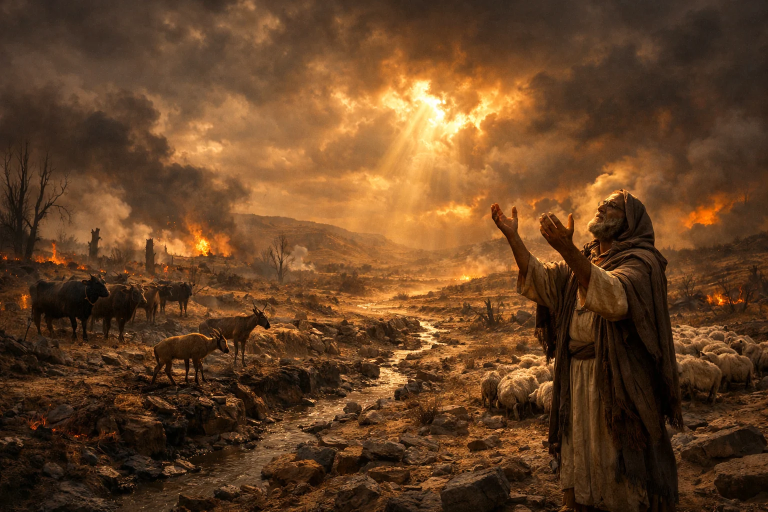 Fire, Drought, and Creatures Crying Out