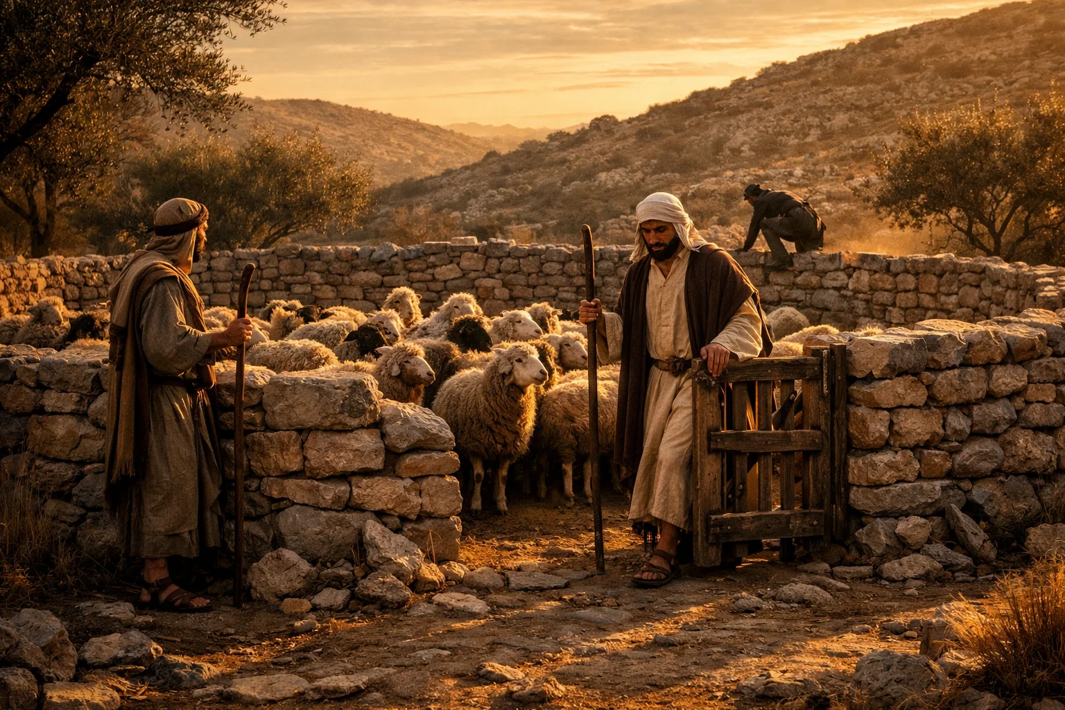 The True Shepherd at the Gate