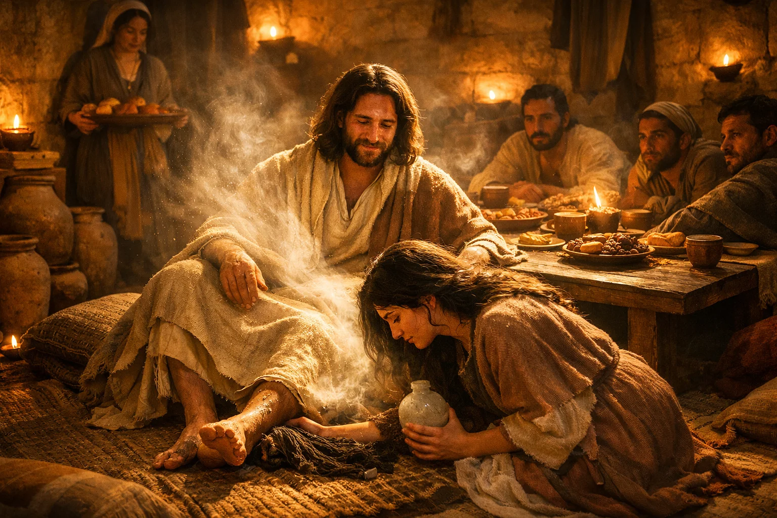 Mary Anoints Jesus at Bethany