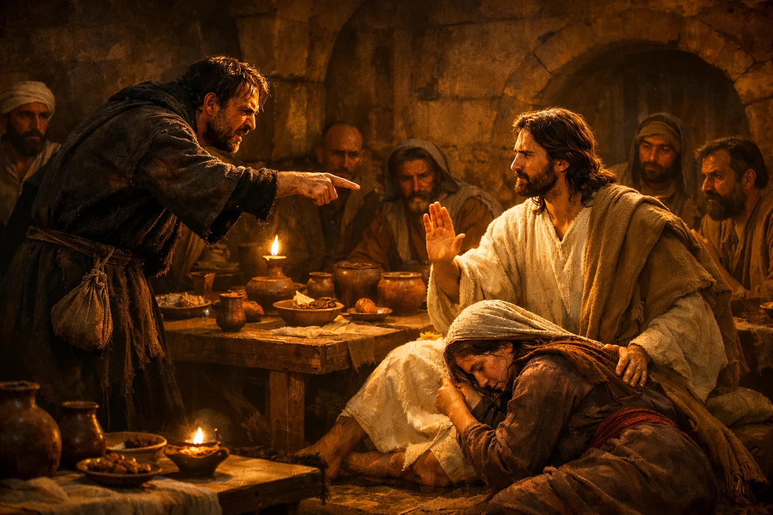 Judas Objects, Jesus Defends Mary