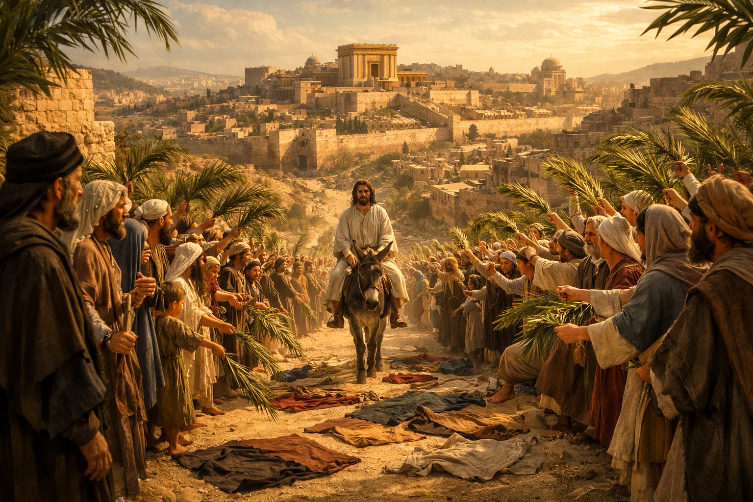 Palm Branches Before the King