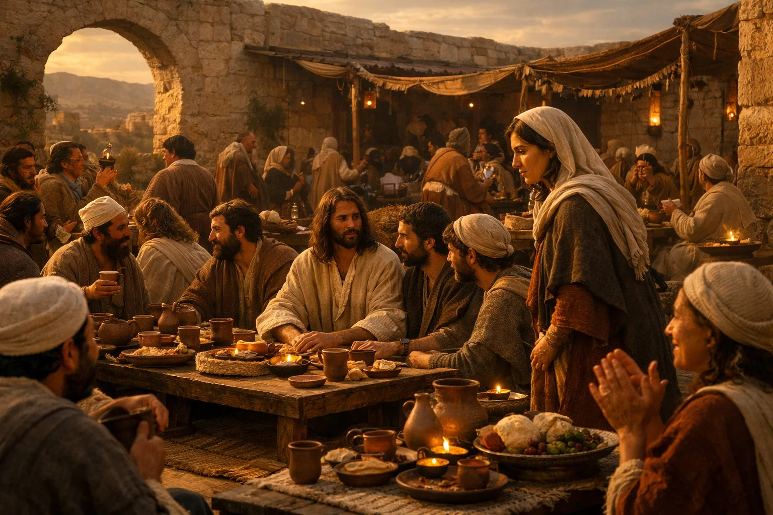 The Wedding at Cana Begins