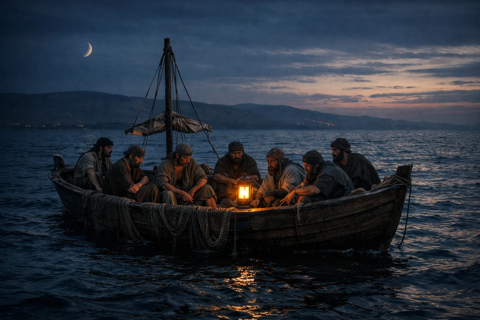 The Empty Night on the Sea