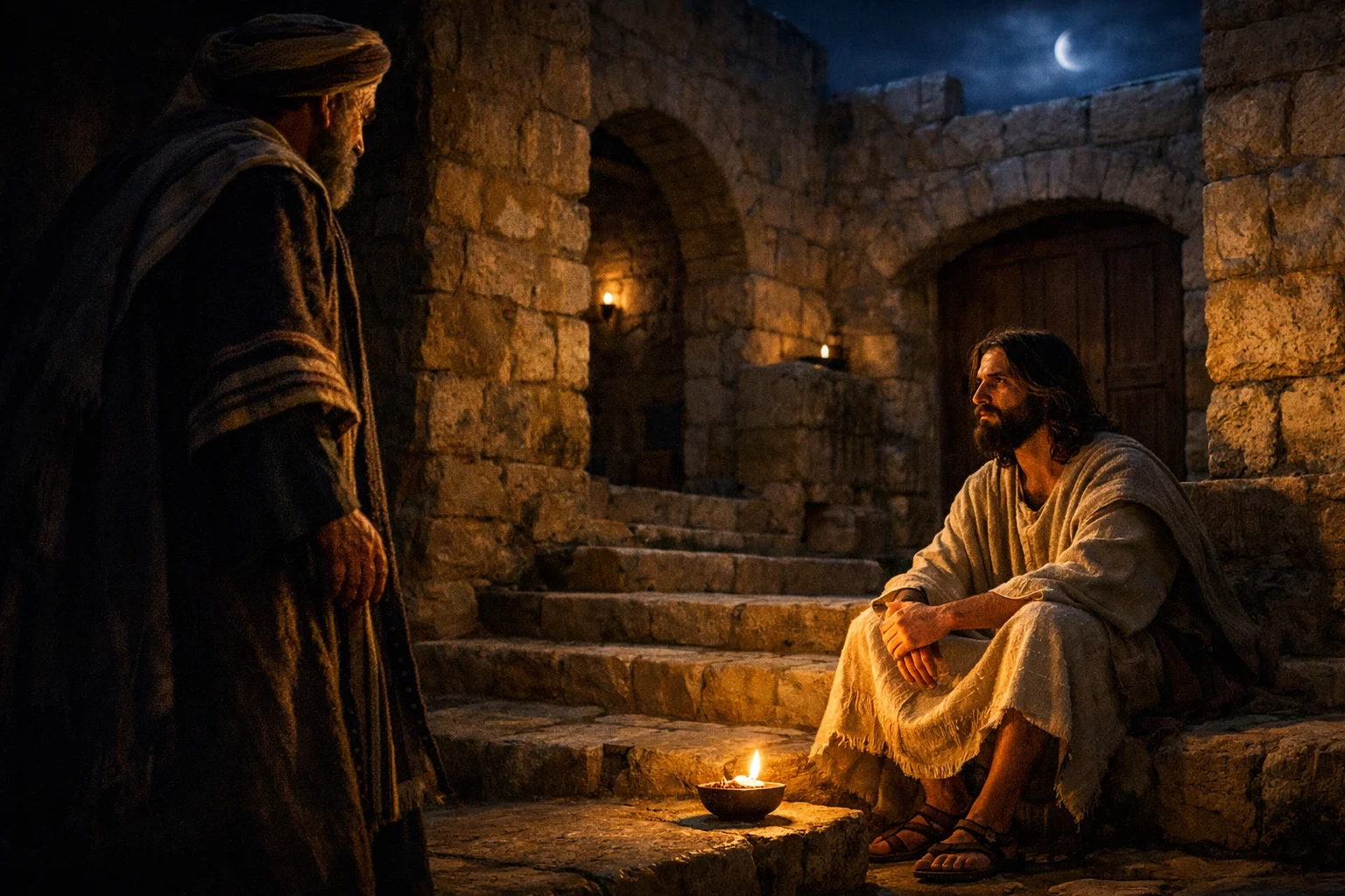 Nicodemus Comes by Night