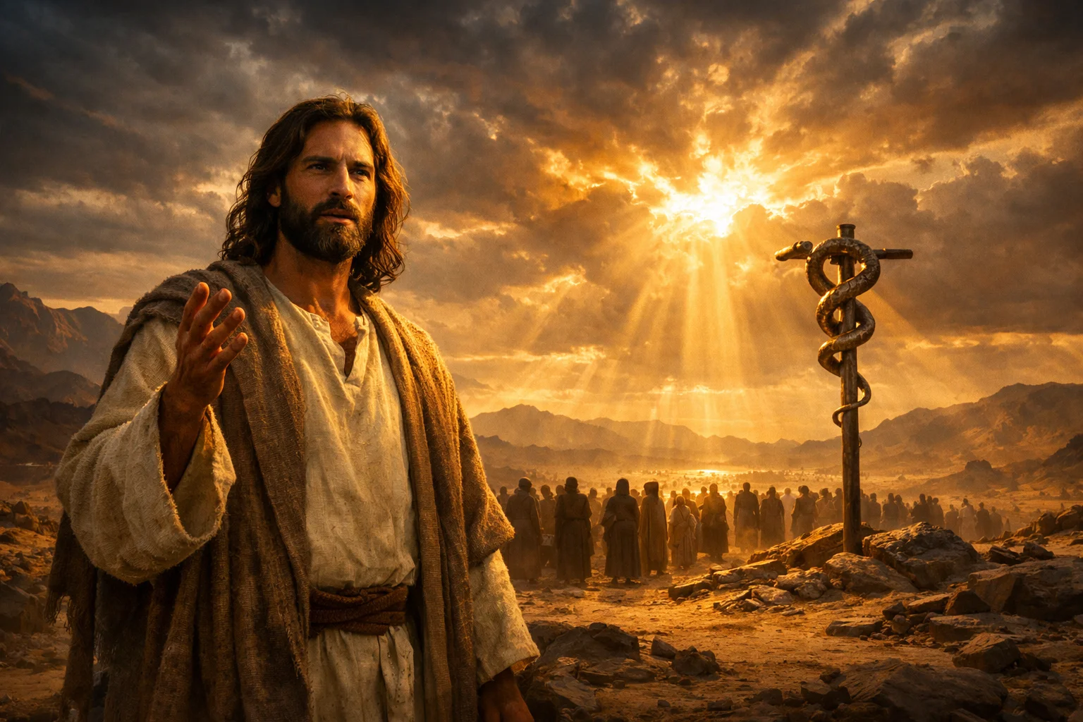 The Son Lifted Up for the World