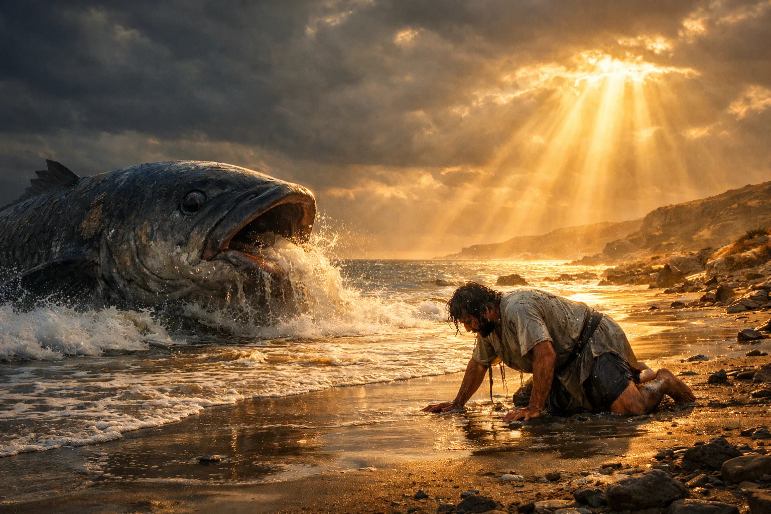 Delivered onto Dry Land