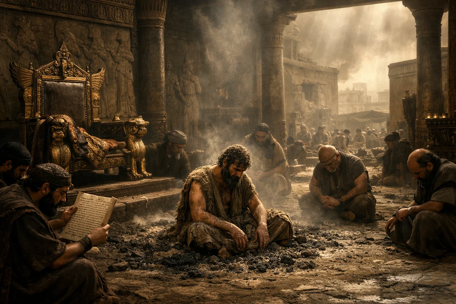 The King in Sackcloth and Dust