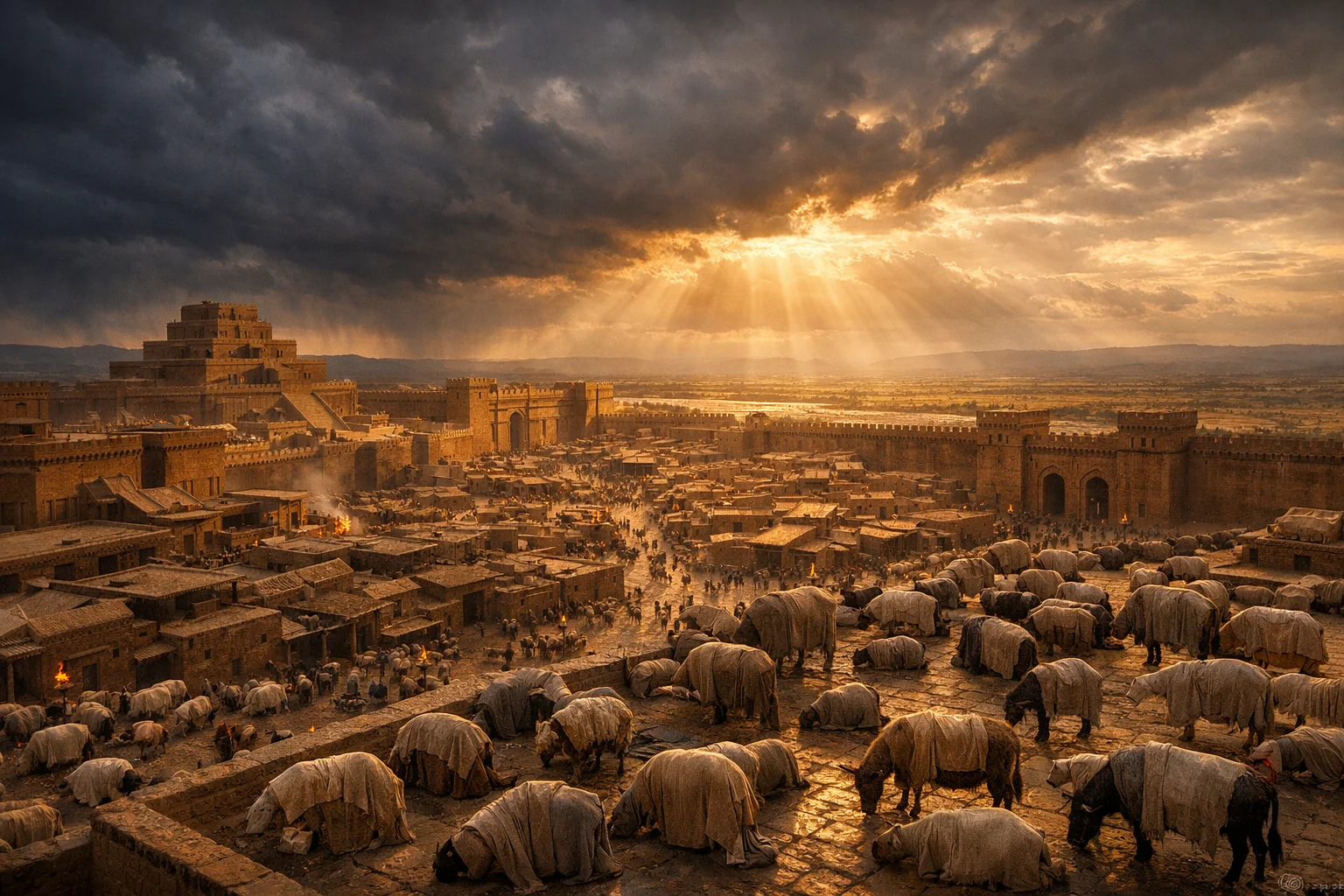 Nineveh Humbled and Spared