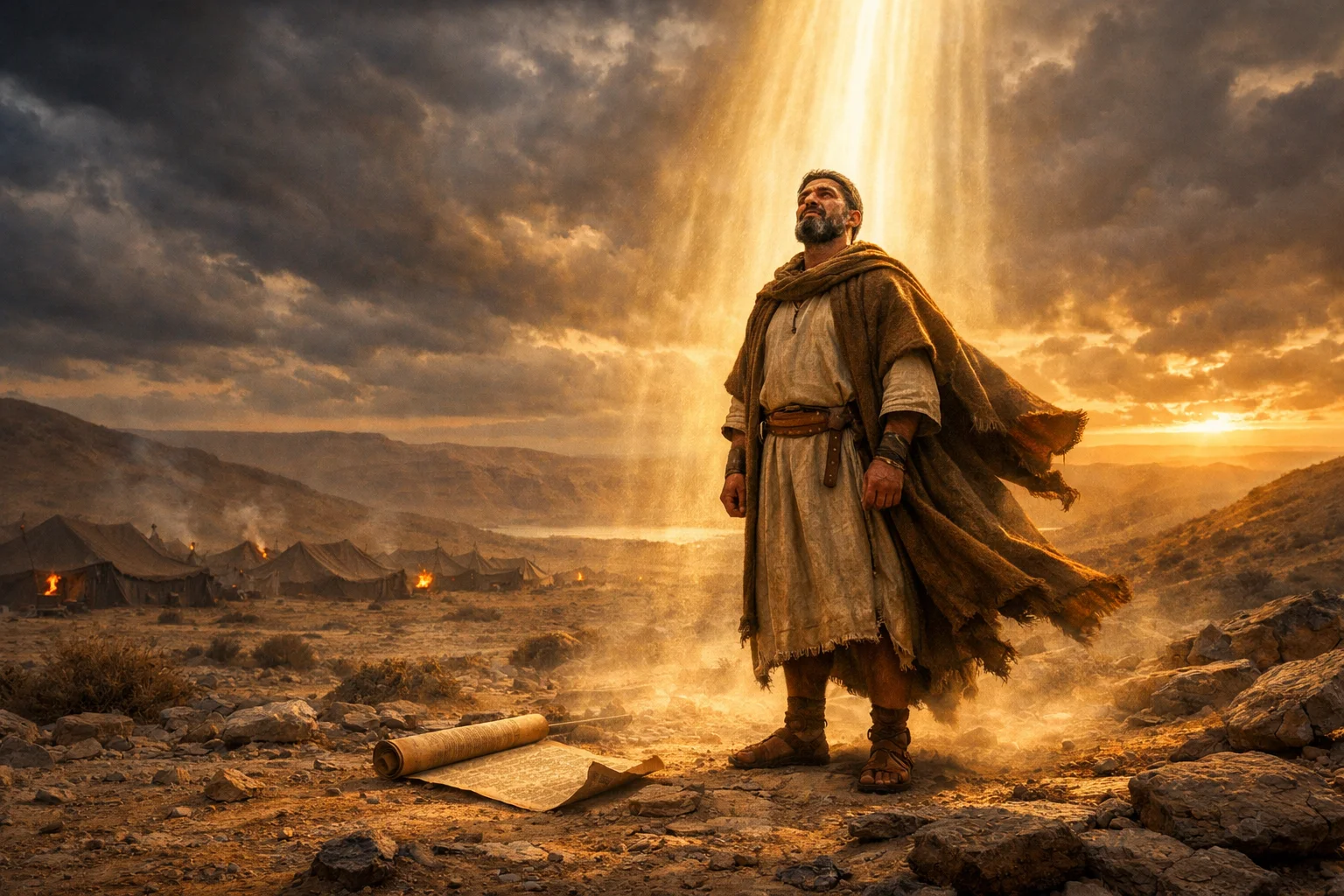 Joshua Receives the Divine Commission