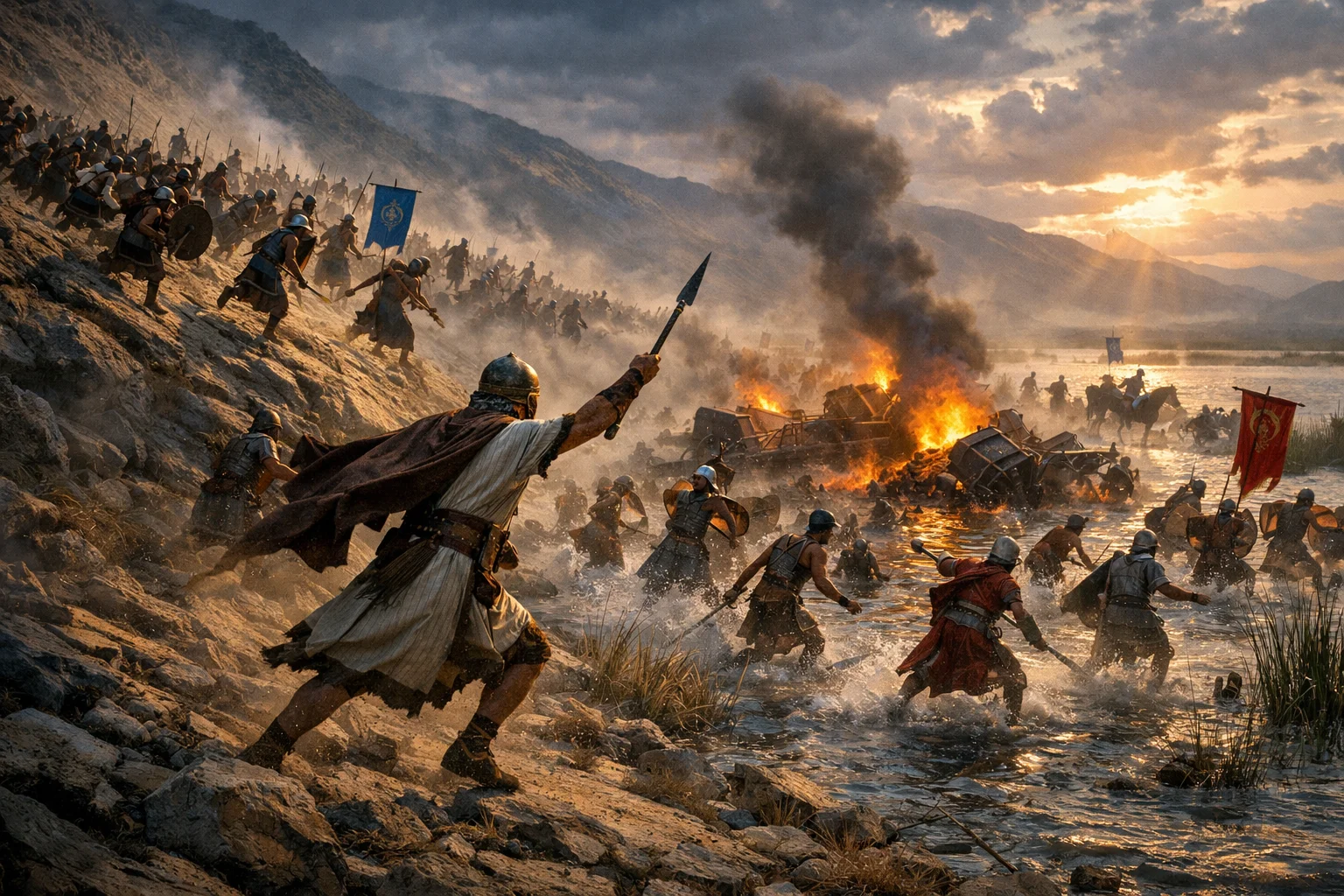 Sudden Victory at the Waters of Merom